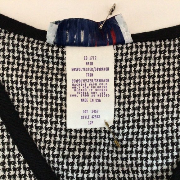 Bedford Fair Lifestyles Black & White Jumper Dress - Picture 8 of 11